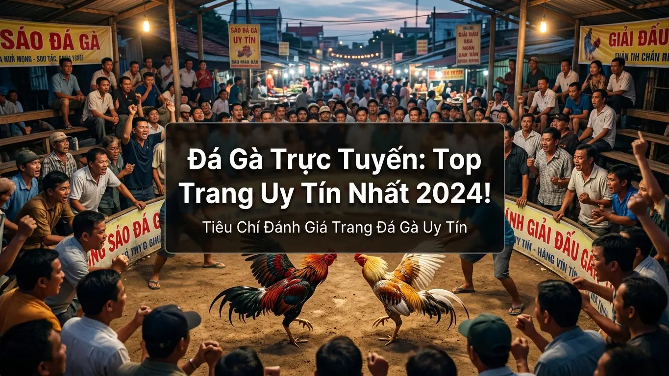 Đá Gà Trực Tuyến: Top Trang Uy Tín Nhất 2024!
